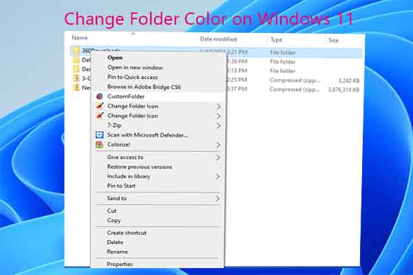 Windows 11 Folder Color Changers Change Folder Color on Win11