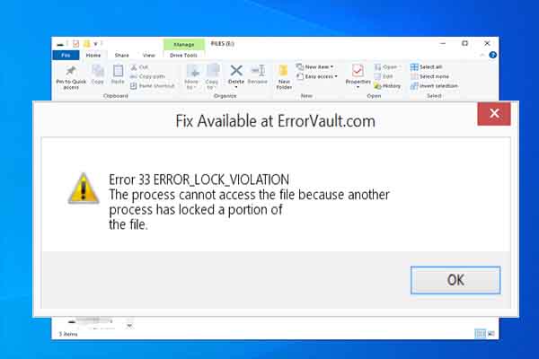 ERROR_LOCK_VIOLATION: Symptoms, Causes, and Fixes