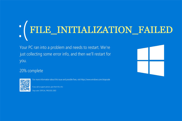 How to Fix the FILE_INITIALIZATION_FAILED BSOD Error?