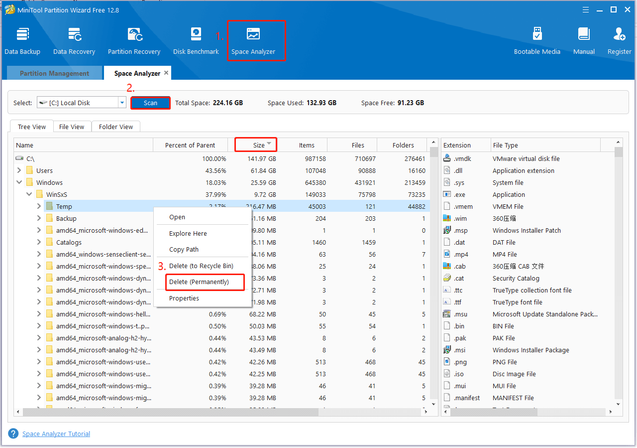 delete files permanently using Partition Magic