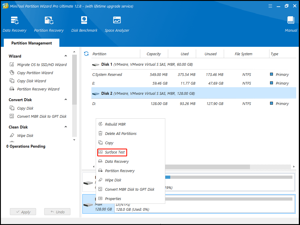 check for disk errors MiniTool Partition Wizard