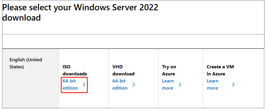 download Windows Server 2022 ISO