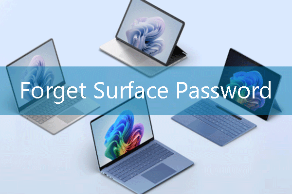 Forget Surface Password? Here Are 5 Solutions for You!