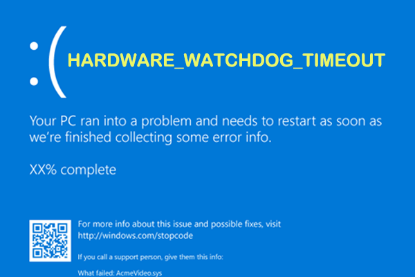 Proven Steps for Fixing HARDWARE_WATCHDOG_TIMEOUT BSOD Error