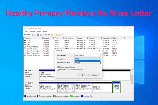 Pro Guide to Fixing Healthy Primary Partition No Drive Letter