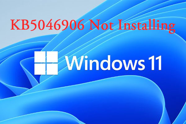 What to Do If KB5046906 Not Installing in Windows 11?