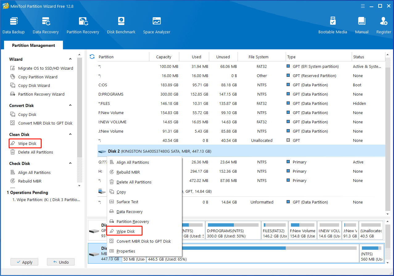 Partition Magic wipes disk