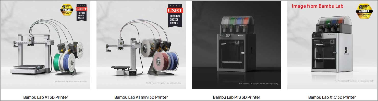 Bambu Lab 3D printers