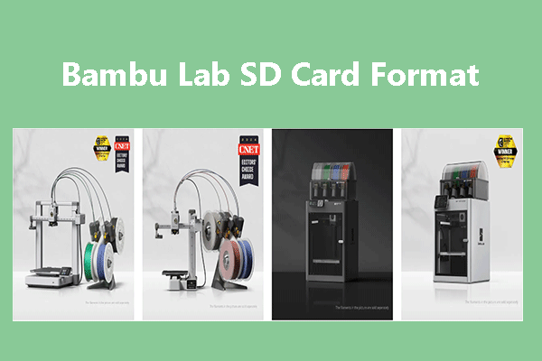 How to Format Bambu Lab SD Card and Print from It