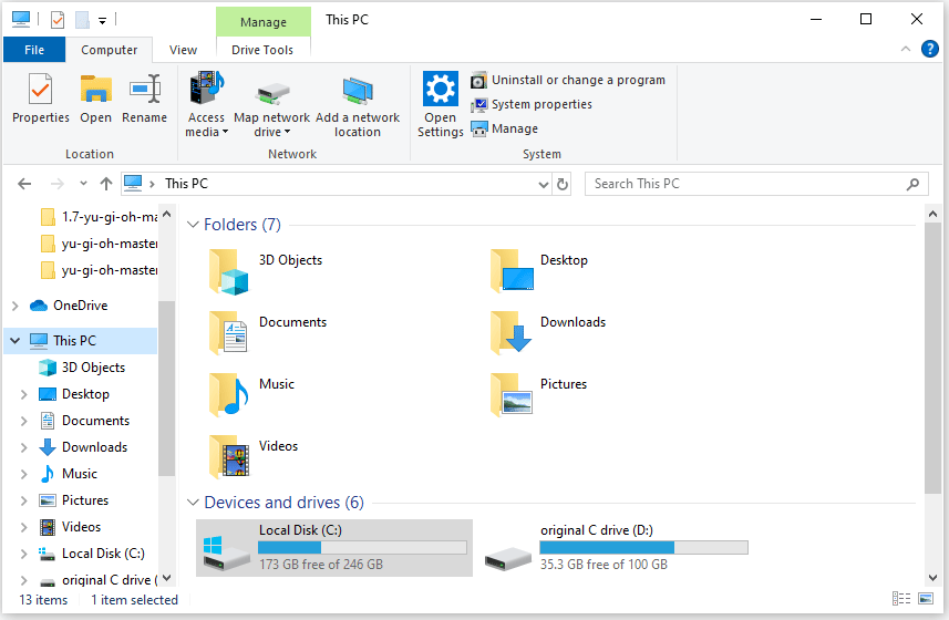 Windows libraries