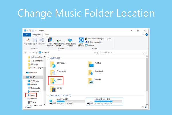 Want to Move/Hide/Restore the Music Folder? Here Is the Way!