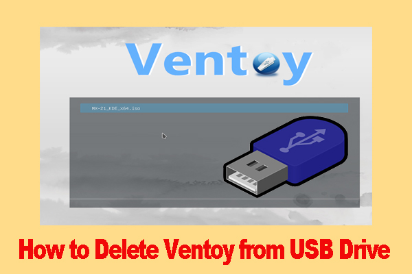 How to Delete Ventoy from USB Drive Easily? [4 Ways]