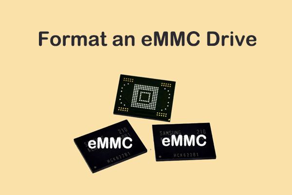 How to Format an eMMC Drive on Windows 10/11? Detailed Guide