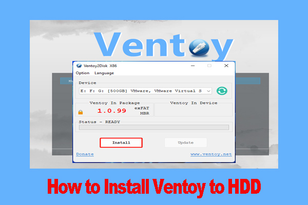 How to Install Ventoy to HDD/SSD Without Data Loss [Full Guide]