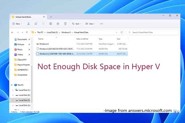 Not Enough Disk Space in Hyper V | Increase Disk Space Now