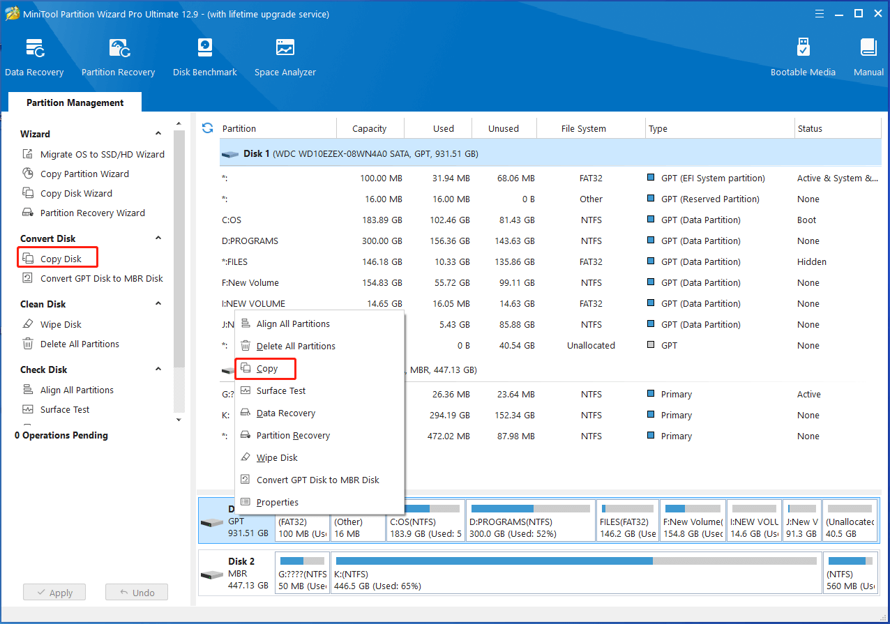 copy Seagate hard drive via Partition Magic