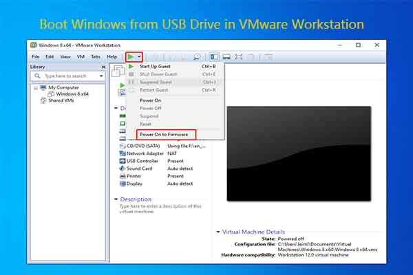 Key Steps to Boot Windows from USB Drive in VMware Workstation