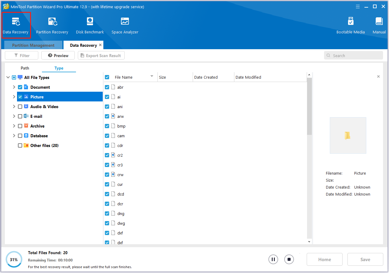 recover data from memory card using Partition Magic