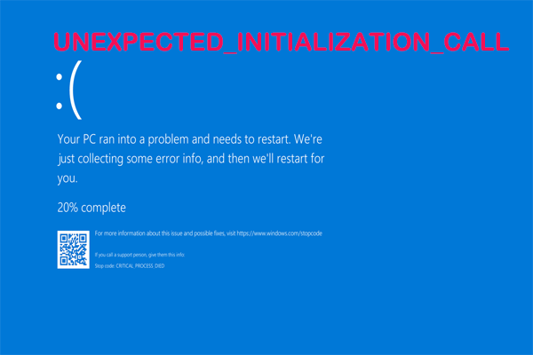 6 Ways to Fix the UNEXPECTED_INITIALIZATION_CALL BSOD Error