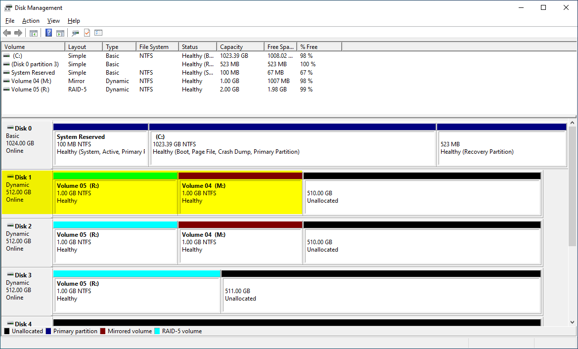 the effect of Reactivate Disk in Disk Management