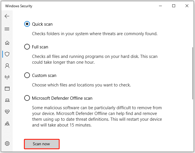 Scan your computer for malware or viruses