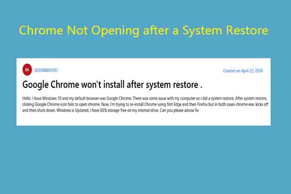 Chrome Not Opening after a System Restore? Here’re 3 Methods