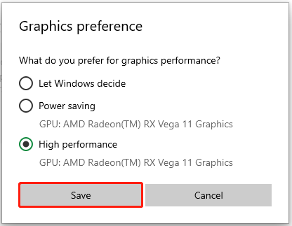 click High performance