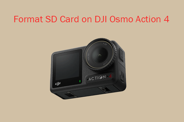 4 Ways to Format SD Card on DJI Osmo Action 4