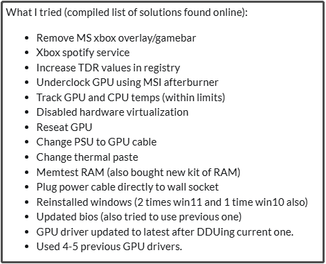 failing fixes for the issue