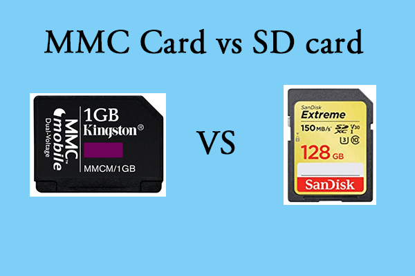 What’s the Difference Between an MMC Card and SD Card
