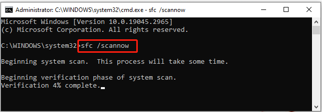run an SFC scan