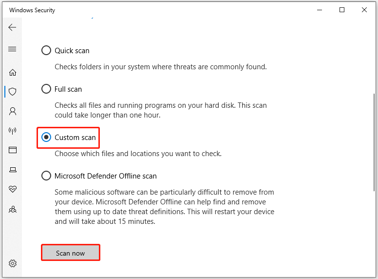 scan SD card for malware or virus