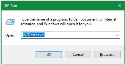 reset Windows Store cache
