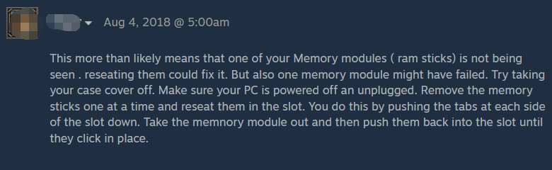 user feedback from community