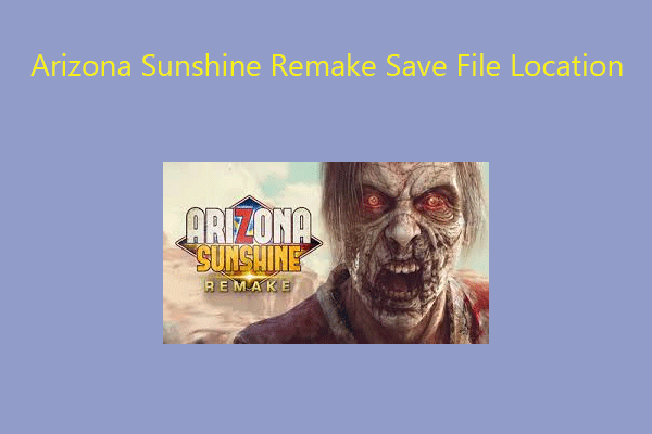 Where Is the Arizona Sunshine Remake Save File Location? Answered