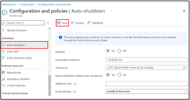 check the status of Auto-shutdown and turn off it