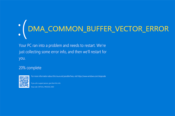 5 Ways to Fix the DMA_COMMON_BUFFER_VECTOR_ERROR BSOD Error