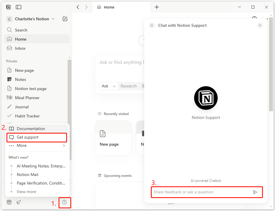get Notion support