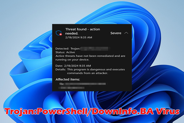 Complete Trojan:PowerShell/DownInfo.BA Explain & Removal Guide