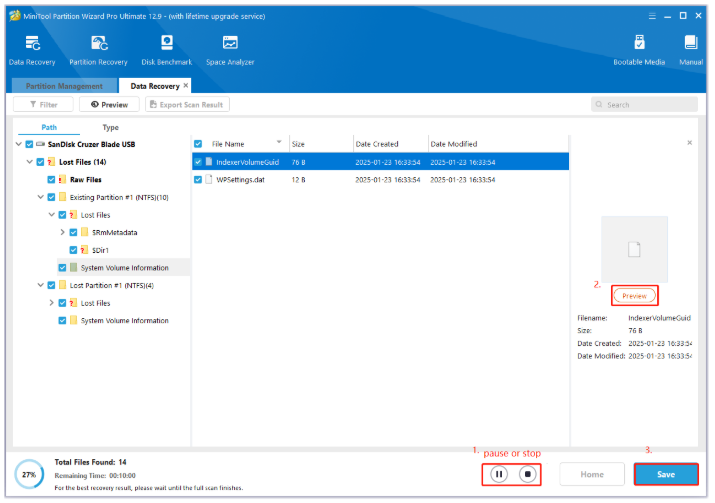 recover data using Partition Magic