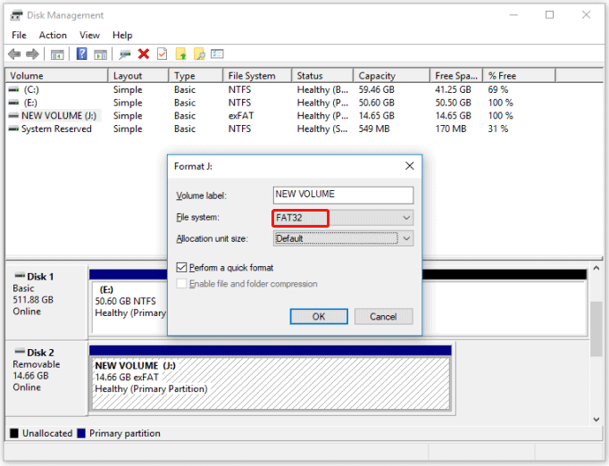 format 3DS SD card using Disk Management