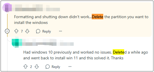 user reports from Reddit