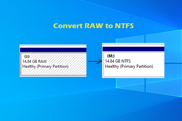 How to Convert RAW to NTFS Without Losing Data? Already Solved