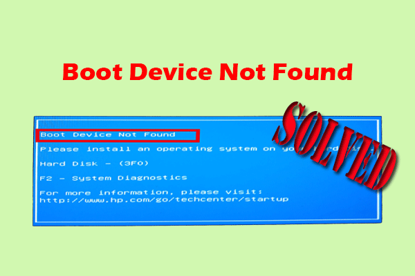 What Should You Do to Troubleshoot Boot Device Not Found?