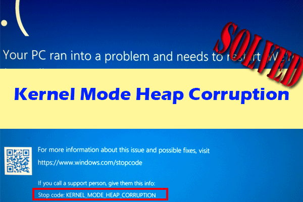 How to Fix the Kernel Mode Heap Corruption on Windows 10/11?