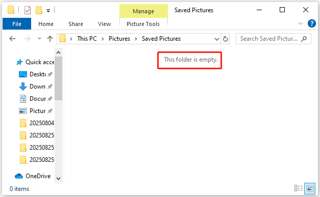 this folder is empty