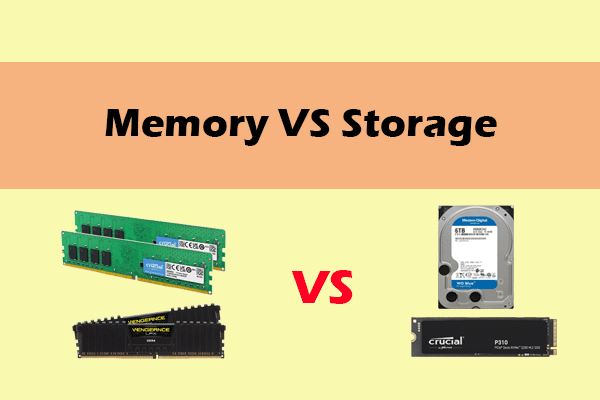 What Are the Differences Between Memory and Storage?