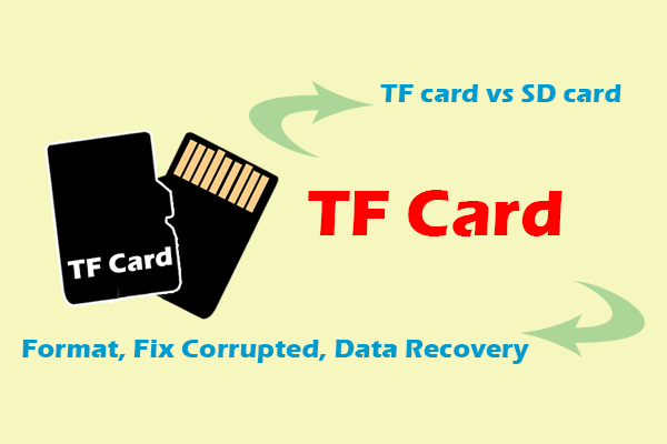Here’s a Full Guide on TF card vs SD card Comparison