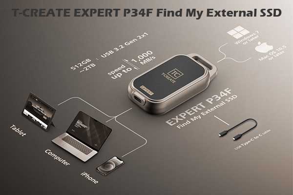 A Full Introduction to T-CREATE EXPERT P34F Find My External SSD