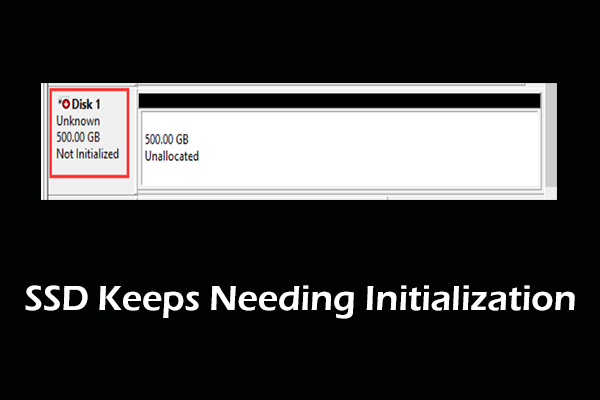 SSD Keeps Needing Initialization: Learn Causes and Methods